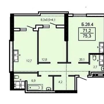 Пентхауз на 5 Фонтана ЖК Акрополь