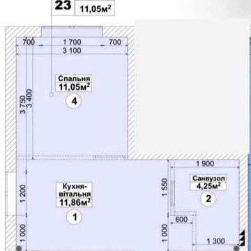 Без % Продаж однокімнатної квартири! ЖК Санвіль парк, ЖК Санвіль парк