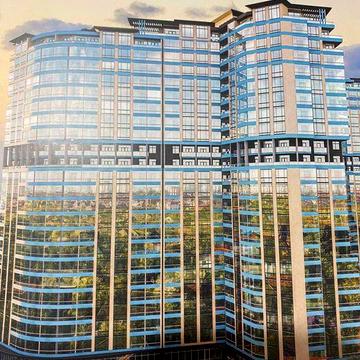 Трёхкомнатная квартира с террасой и видом на море! ЖК Аквамарин