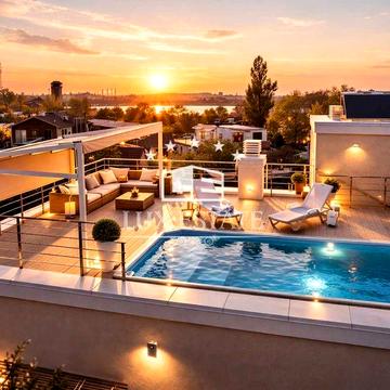 Ексклюзивна Вілла 200м²  з басейном на даху Конча Заспа