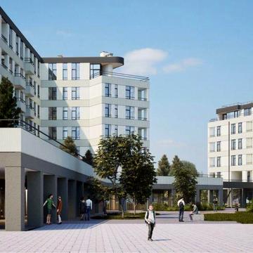 2-кімнатна квартира з терасою 9м² в Central Park | кухня-вітальня 30м² ЖК Central Park