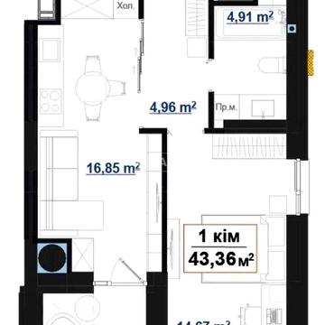 Квартира біля парку Шевченка, ЖК Park Avenue