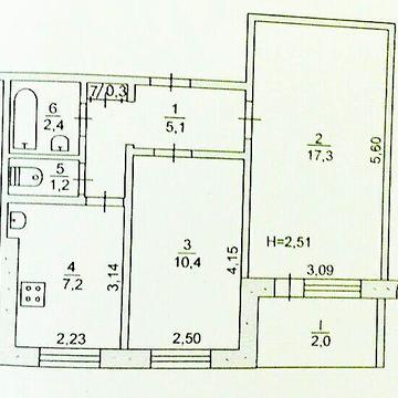 Продается двухкомнатная квартира на БМВ