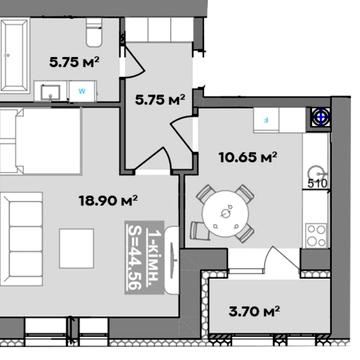 Продам 1 к квартиру центр Національної гвардії Паркове містечко ЖК Паркове містечко