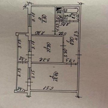 Продаж 2 кімнатної квартири