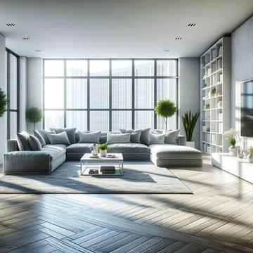 Сучасна 2-кімнатна квартира з панорамним видом на місто