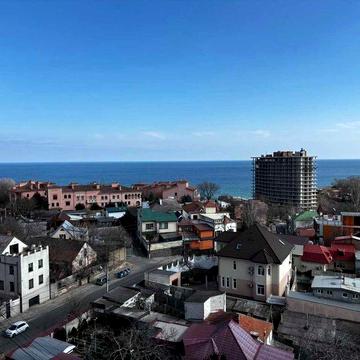 Квартира у зданому ЖК на першій лінії моря. Велика панорамна лоджія. ЖК Посейдон