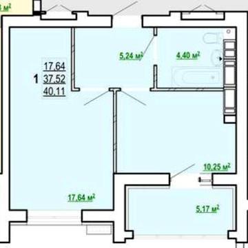 Продам 1 комнатную квартиру ЖК Сказка 40м2 ДОКУМЕНТЫ VW ЖК Сказка