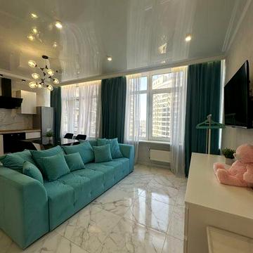 Квартира на Каманина /Аркадия/ 44,45 жемч/ Вид моря ЖК Каманина 44 жемчужина