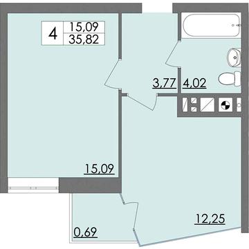 Продаж 1кімнатної квартири на Підголоско