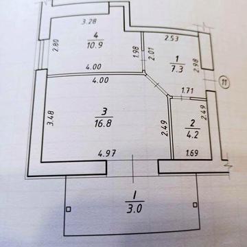 однокімнатна квартира ЖК Продольний