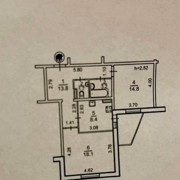 Продаж 2к окремі кімнати Троєщина вул Милославська 8 А