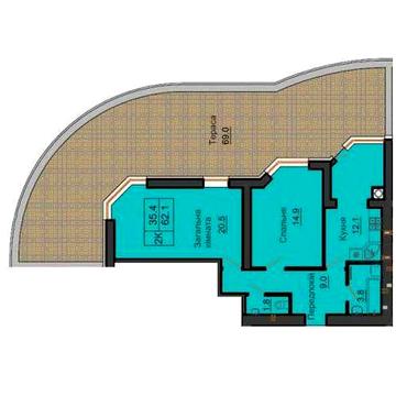 ‼️ Продам 2к квартиру 84м2 з великою терасою Софія Резиденс Мартинова ЖК "София Резиденс" от Мартынова А.Н.