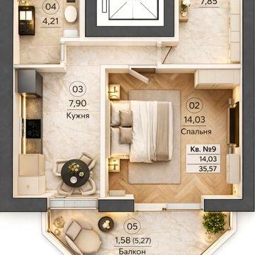 Продам однокімнатну квартиру від забудовника ЖК Фемілі 2