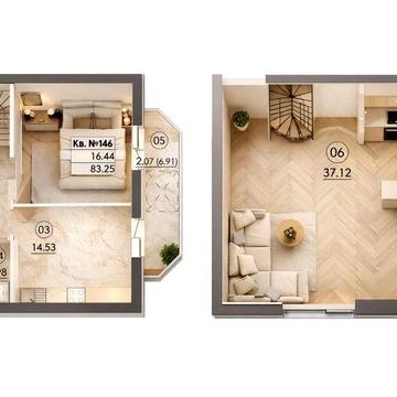 Дворівнева квартира ЖК Фемілі 2 забудовник розстрочка ЖК Фемілі 2