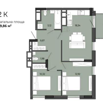 єОселя‼️ Продаж 2-кімнатної квартири (9км від Львова) ЖК Садова Алея