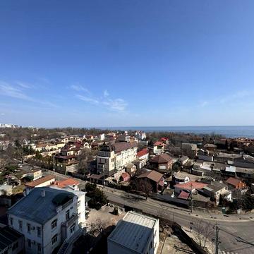 1 комнатная 41м2 с Балконом Прямой вид Моря ЖК Посейдон 16 фонтана