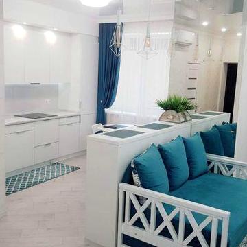 Сдам длительно стильную зонированную  студию Аркадия 36 Жемчужина 2 эт