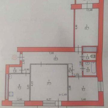 Продам 3-х кімнатну квартиру