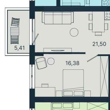 Продаж 1-кімнатної квартири  у ЖК «Шелест», вул. Студинського