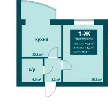 ТЕРМІНОВИЙ ПРОДАЖ!без комісії,є газ! ЖК Ібіс