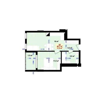 Однокімнатна квартира продаж ЖК Liberty Gardens