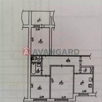 Продам 3-комн.квартиру на Победе-4