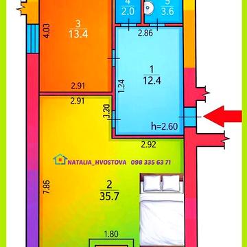 Продаж 1к Квартира Металургів проспект