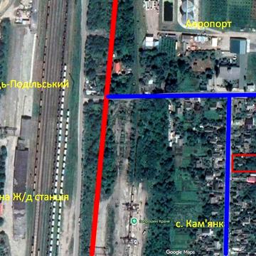 Продам велику земельну ділянку з буд в с. Кам’янка, фактично Камʼянець