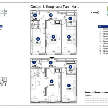 БЕЗ% 2150$ Продаж 140м2 пентхаусу ЖК Nordica Residence Липки Печерськ ЖК Nordica Residence