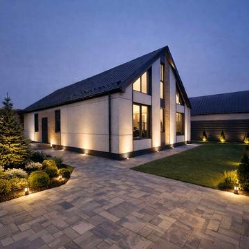 Архітектурний Barnhouse з панорамними вікнами