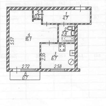 Довгострокова оренда 1к Квартира Хмельницького Богдана проспект