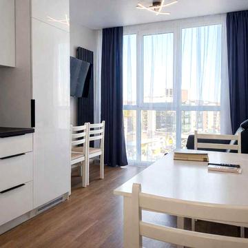 Стильна 1 кім + кухня вітальня біля центру, ЖК Велика Британія 500 $