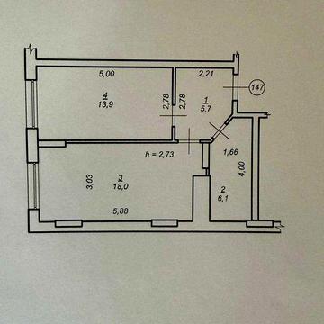 Продам 1-кім квартиру в зданому будинку, спальний район, є-оселя