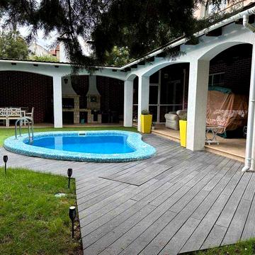 Аренда ДОМА с бассейном, 13 ст. Б. Фонтана, цоколь, генератор