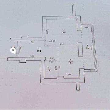 Продаж 1но кімнатної у новобудові