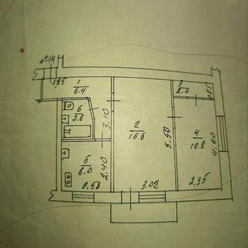 Двухкомнатная квартира от собственника