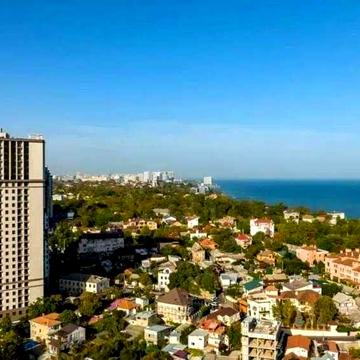 Однокомнатная вид МОРЯ. Посейдон. Большой Фонтан. МОРЕ