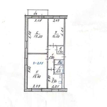 Продаж 3-х кімн. квартири у центрі міста, вул. Пушкіна, пл. Визволення
