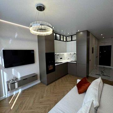 1 к квартира з ДИЗАЙНЕРСЬКИМ  ремонтом в 66 ПЕРЛИНА КРАСНОВА ЖК Кадор Сіті