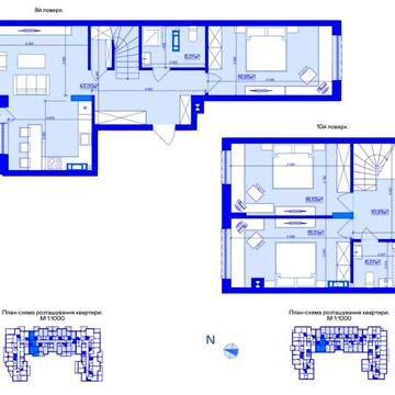 Видова 2рівнева 4к квартира в Найкращому ЖК Ютландія! Розтермінування! ЖК Ютландія