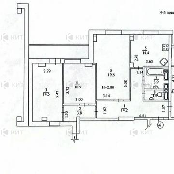 3к. 88м2 Одеська (Одесская, Рост, ЖК Дом на Зерновой) 132242