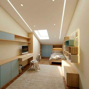 Дворівнева 5‑к квартира 182,7 м² з панорамними вікнами біля озера ЖК Лісова Гармонія