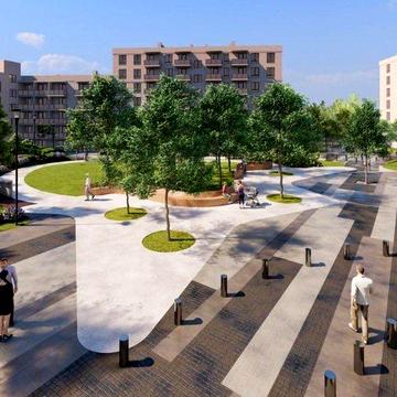 1к з видом на променад | 37,09 м² | атмосфера щодня ЖК Burgundia 3