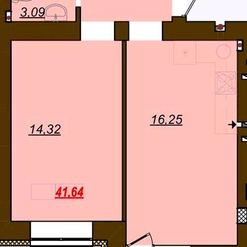 1К квартира в сучасному ЖК біля Ірпінської набережної! Розтермінування