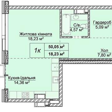 ПРОДАЖ | 1-К Квартира | 50м2 | ЖК Новопечерські Липки | Ціна під ключ ЖК Новопечерські Липки