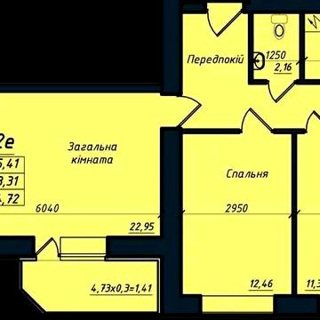 2кім квартира у Зданій Новобудові 68м2. Інд.опалення ШЕВЧЕНКІВСЬКИЙ рн