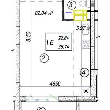 Продам 1к квартира 39.75 м² ЖК Вудсторія  буд.6  дешевше забудовника ЖК Вудсторія