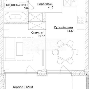 Видова квартира, ЖК Рибальський, Подільський р-н, з терасою ЖК Жилой район Rybalsky