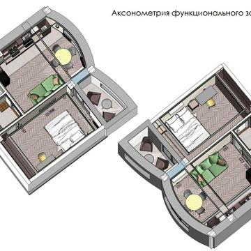 1-но кімнатна квартира з проектом дизайну в м.Южне (м.Південне) ЖК "ДІМ У МОРЯ"